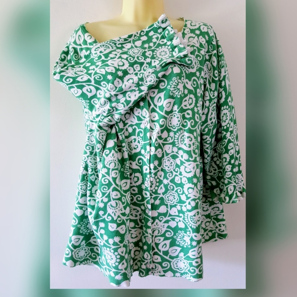 Lane Bryant Cardigan 22/24 Light Cotton Sweater